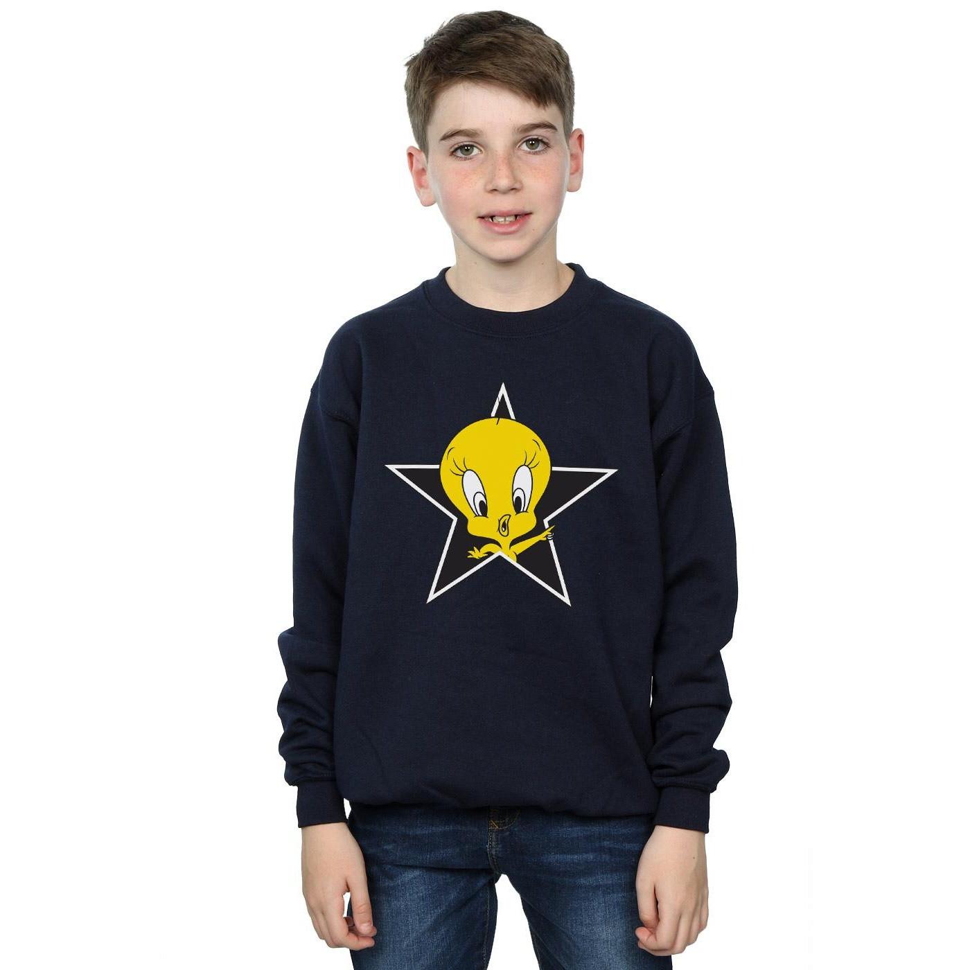 LOONEY TUNES  Tweety Pie Star Sweatshirt 