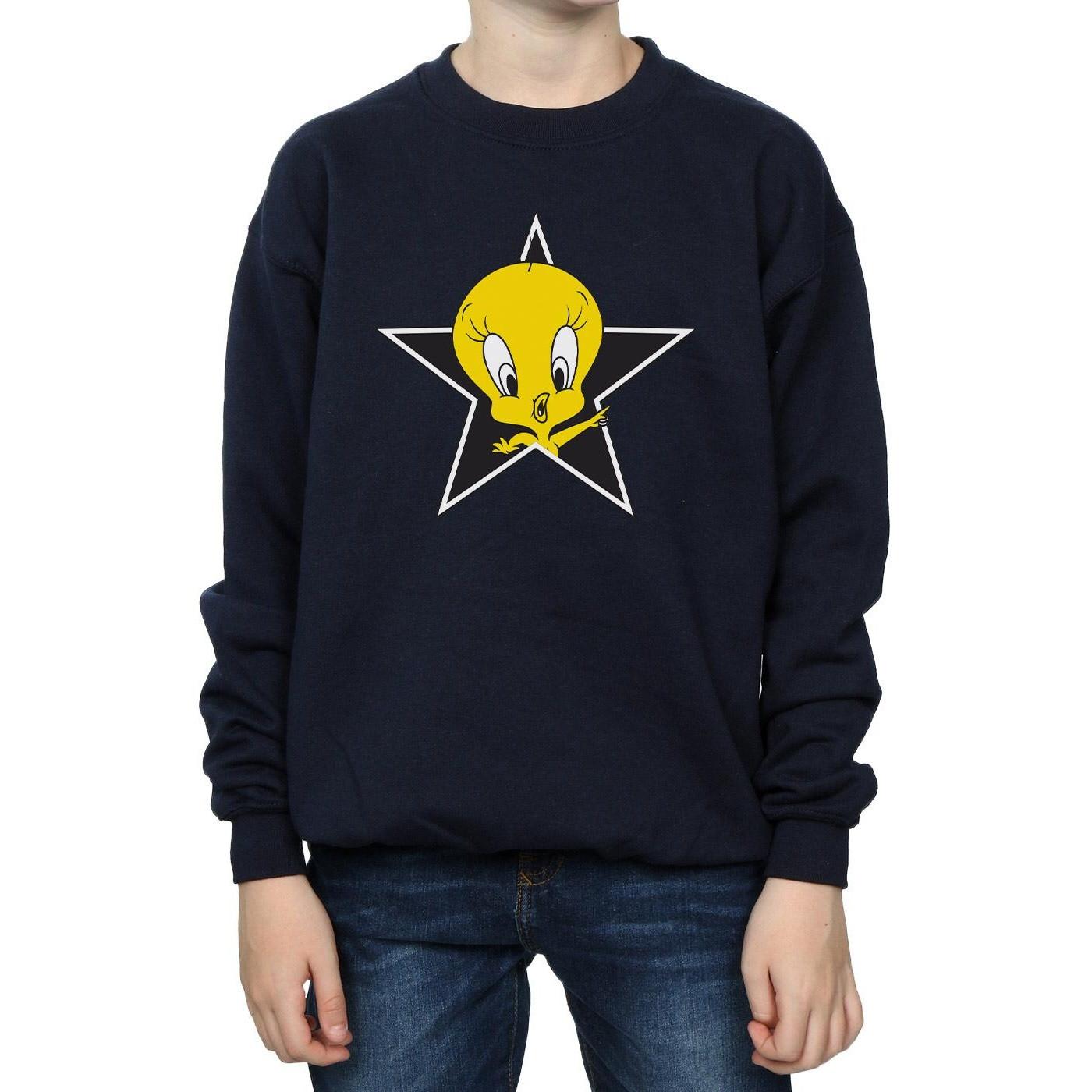 LOONEY TUNES  Tweety Pie Star Sweatshirt 