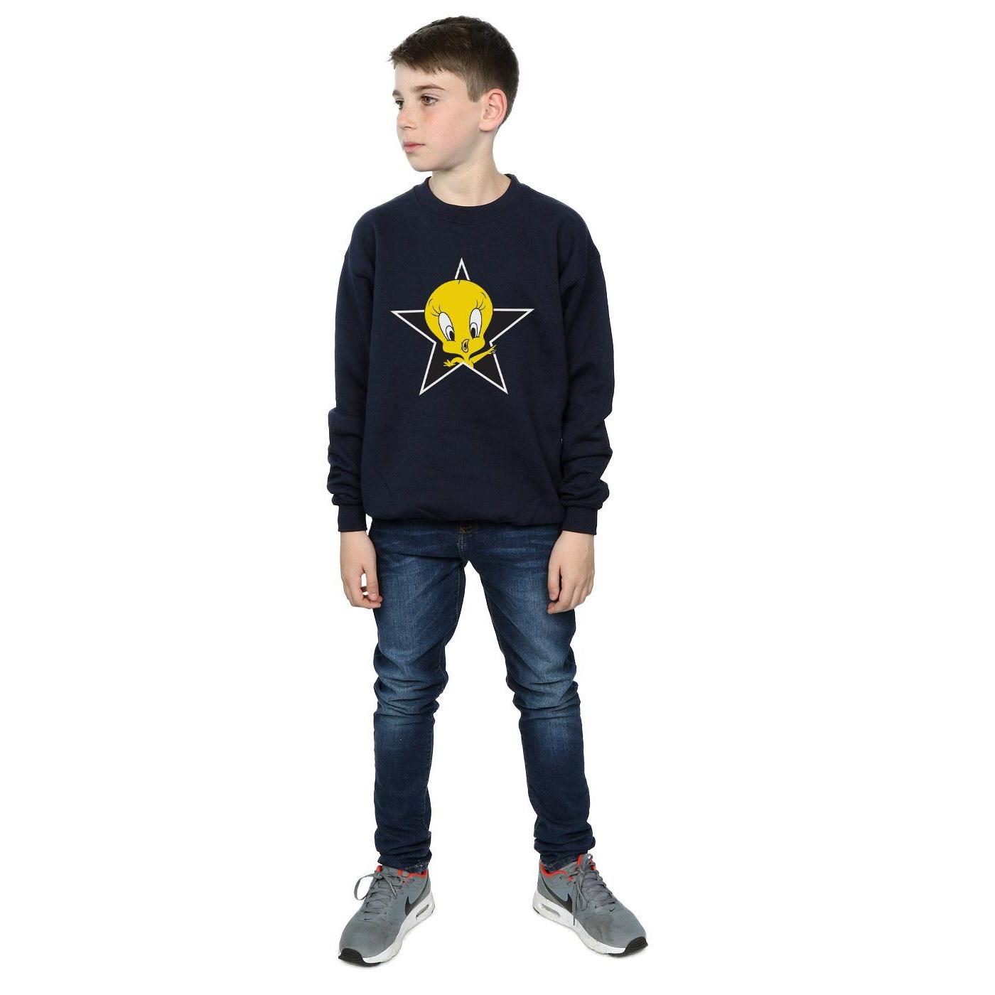 LOONEY TUNES  Tweety Pie Star Sweatshirt 