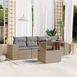 VidaXL Garten sofagarnitur poly-rattan  