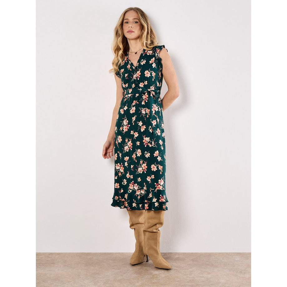 Geblümtes Midikleid Ditsy