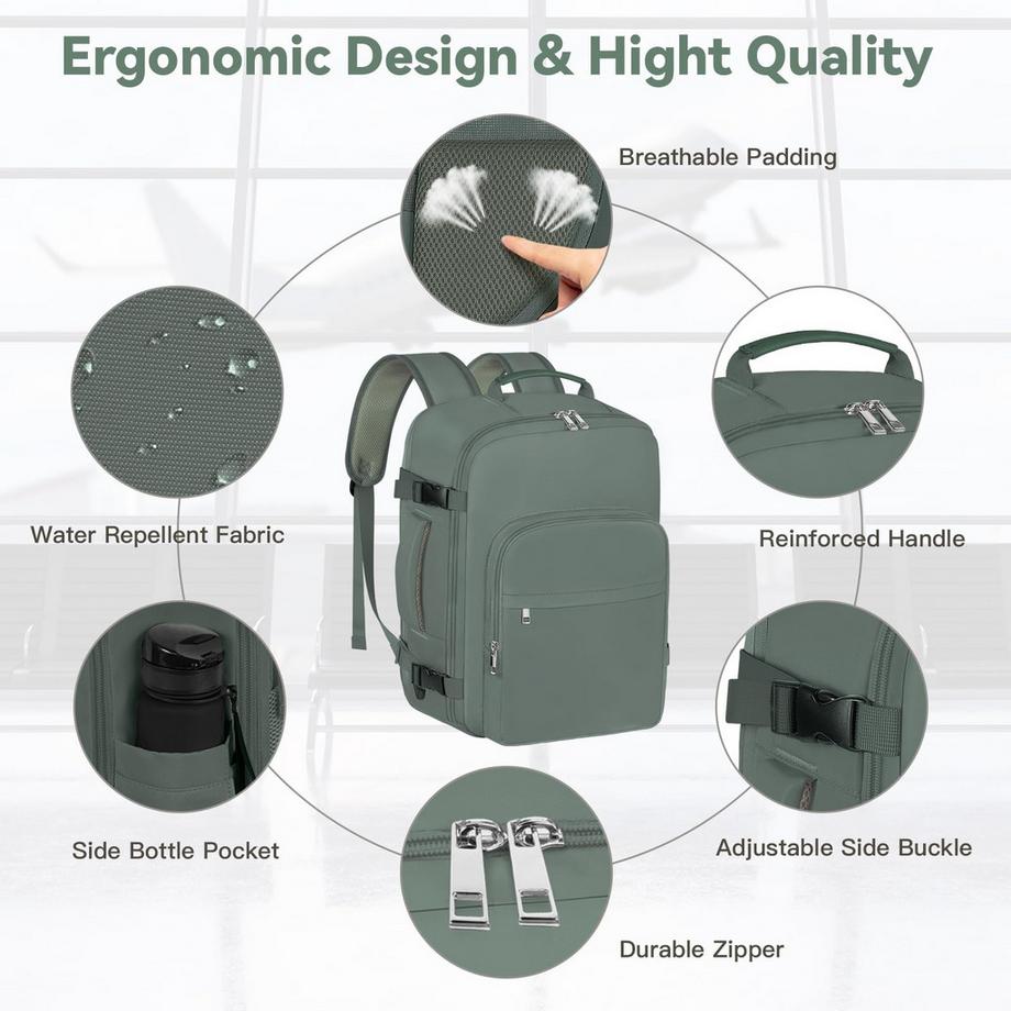 Only-bags.store  Handgepäck Flugzeug Reiserucksack, Handgepäck Rucksack 