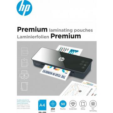 HP Premium Laminating Pouches, A4, 250 Micron