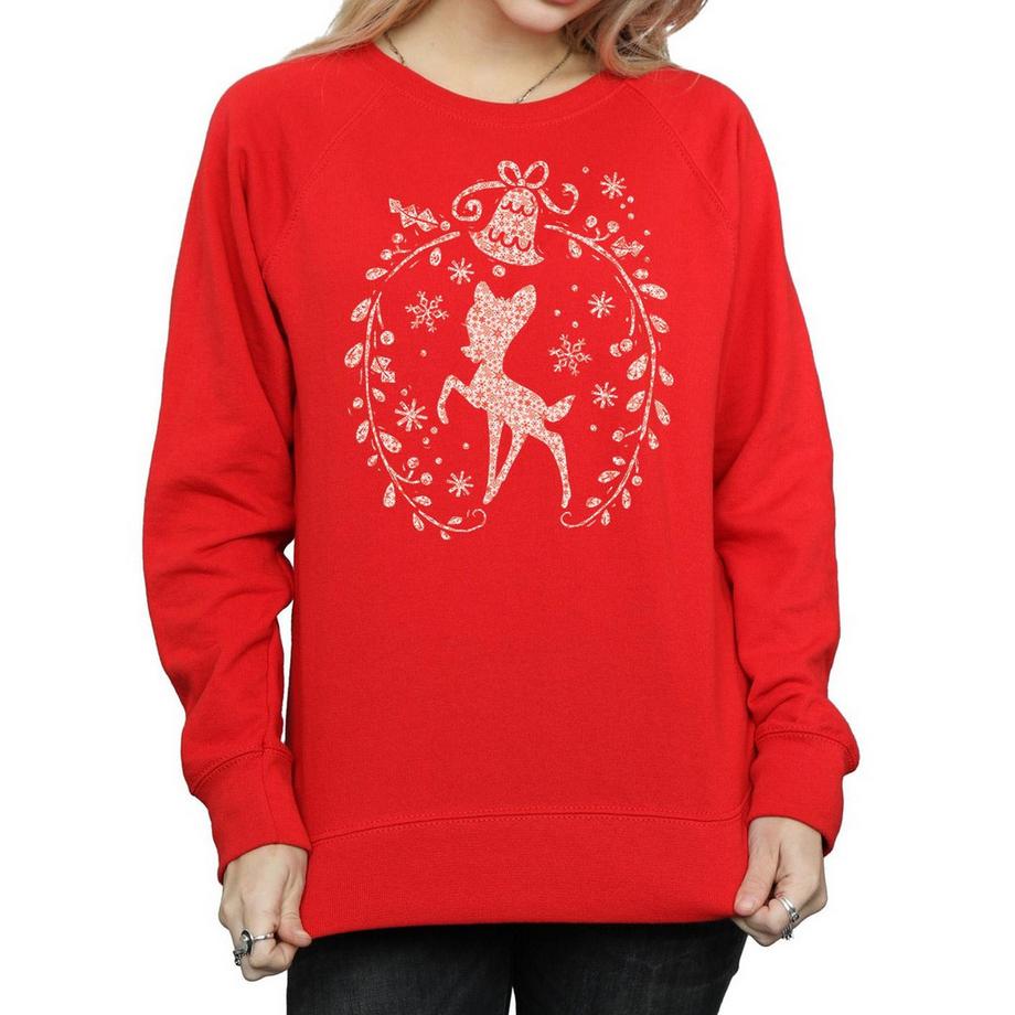 Disney Sweatshirt Imprimé Renne de Noël  