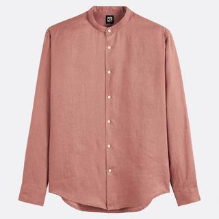 La Redoute Collections Signature Gerades Leinenhemd Stehkragen  