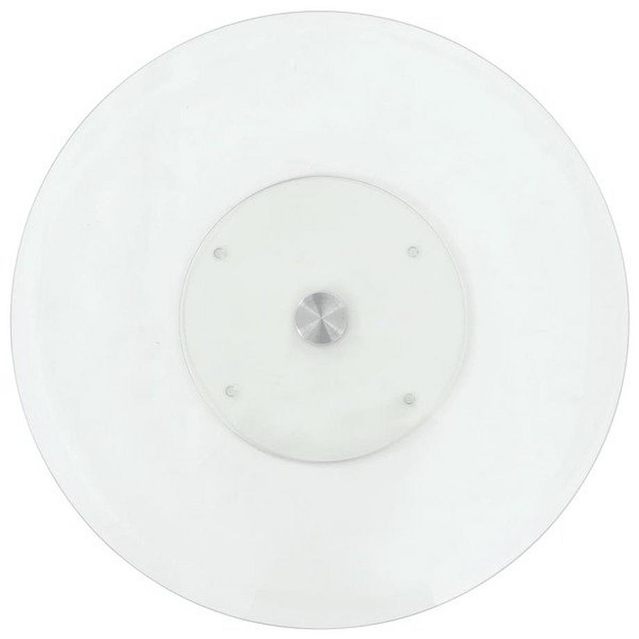 VidaXL  Servierplatte drehbar hartglas glas 