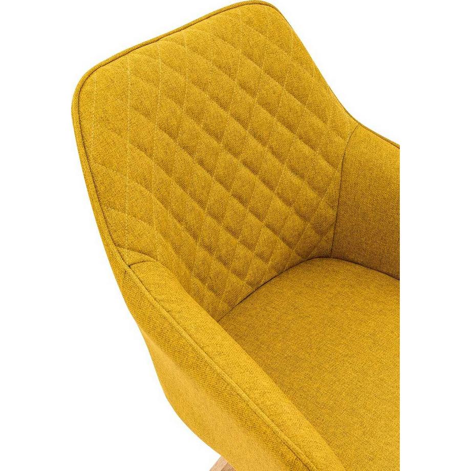 mutoni Armlehnstuhl Textilt curry 2er-Set  