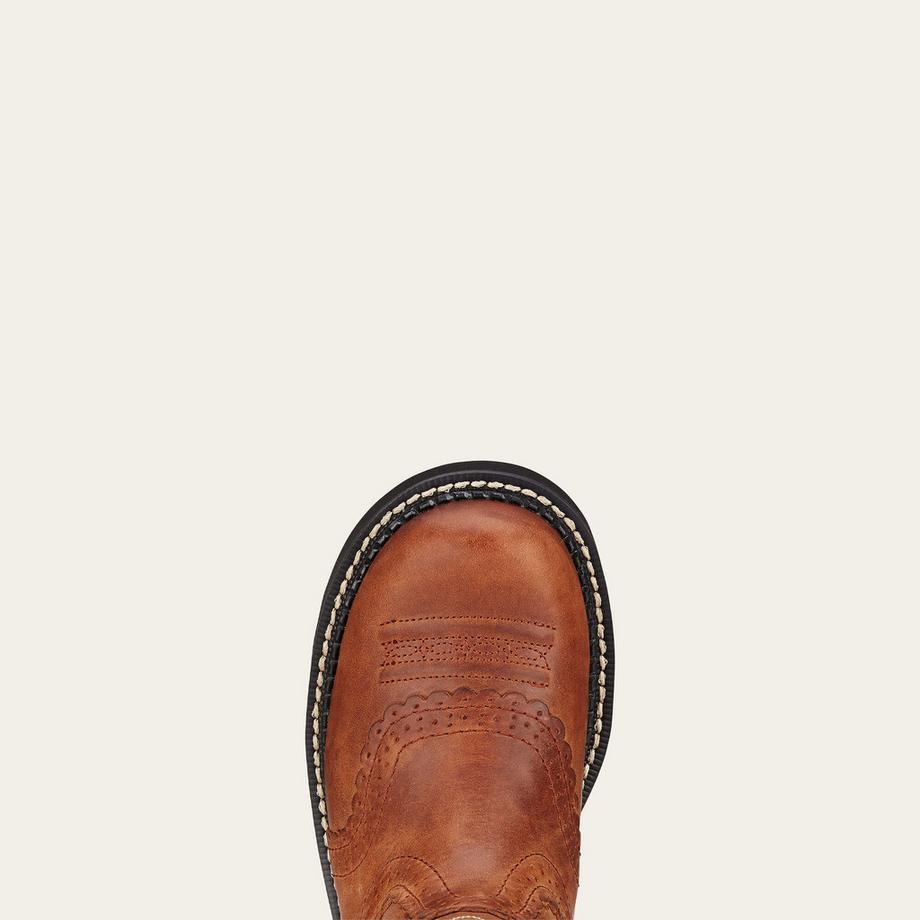 Ariat Fatbaby Saddle Leder Westernstiefel  