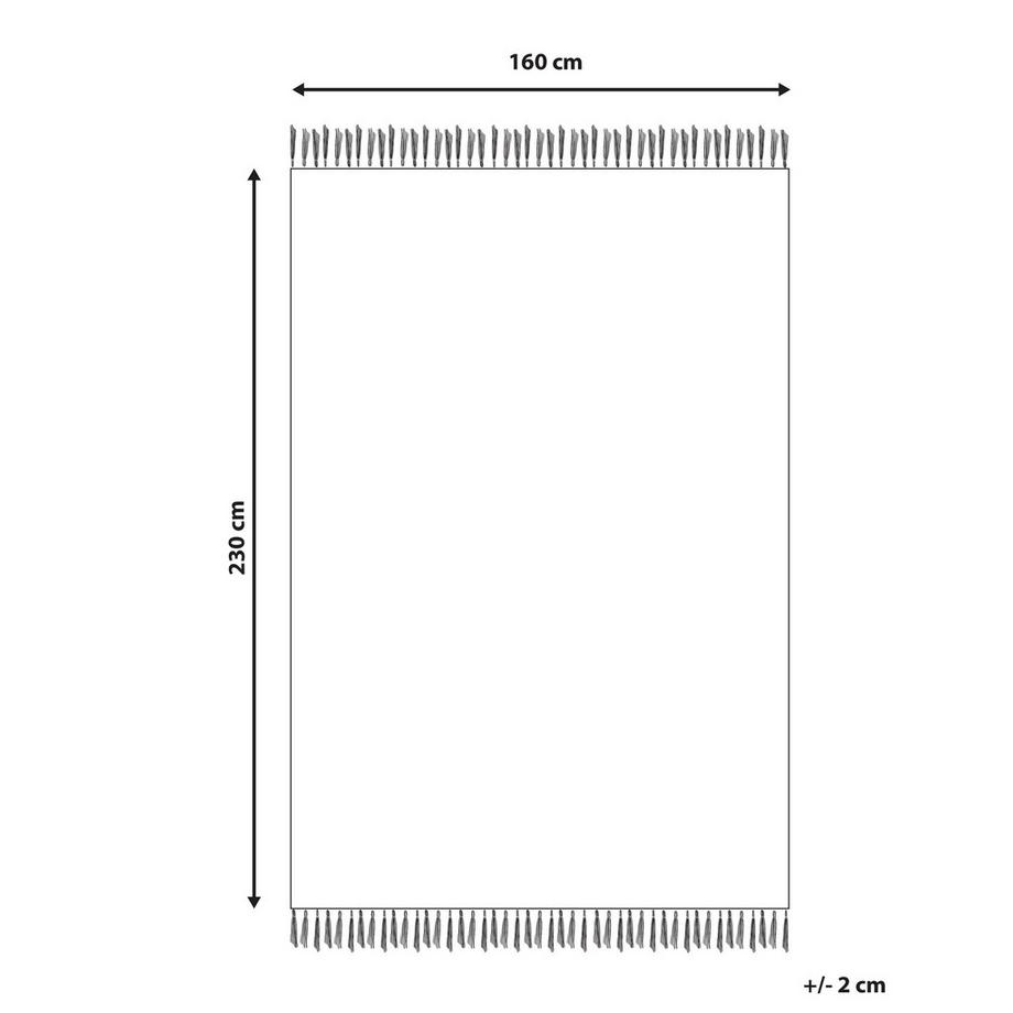 Beliani Tapis en Laine  TONYA  