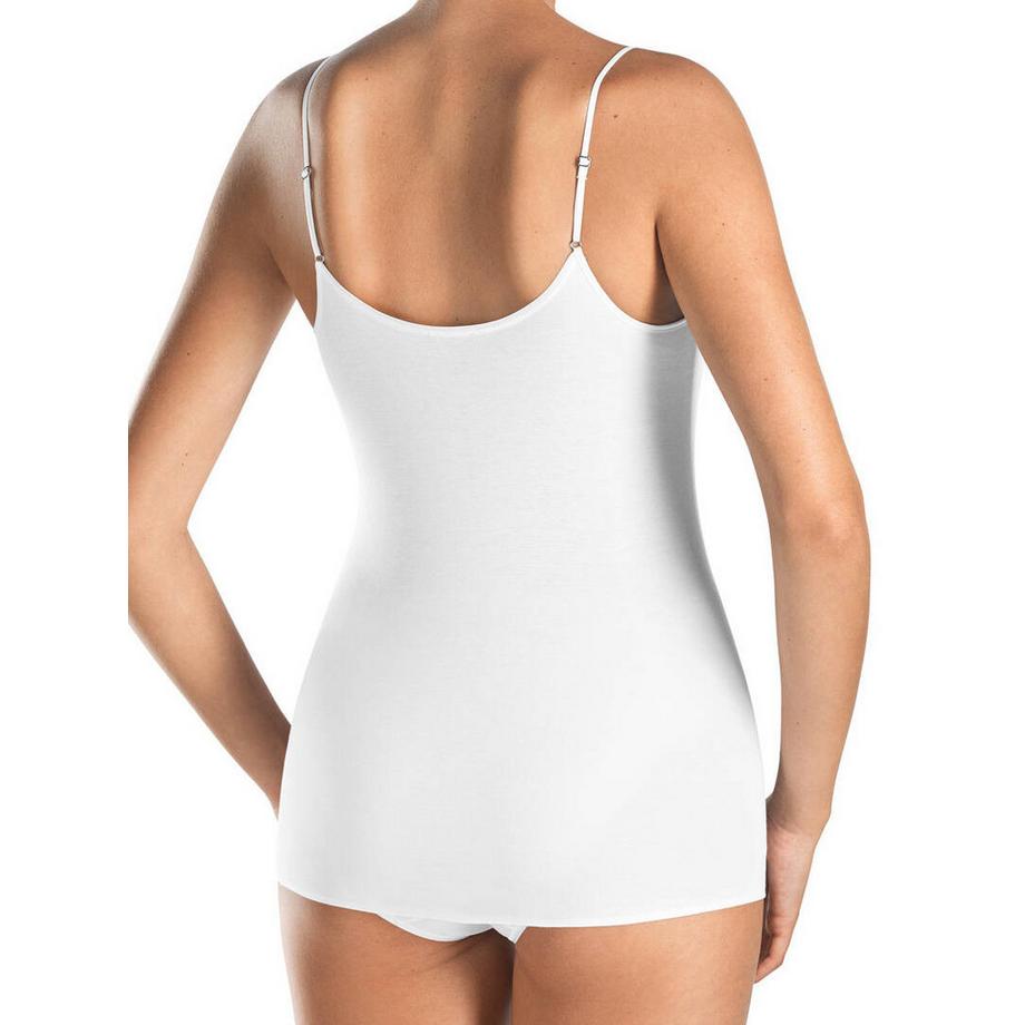 HANRO Cotton Seamless Spaghetti Top  