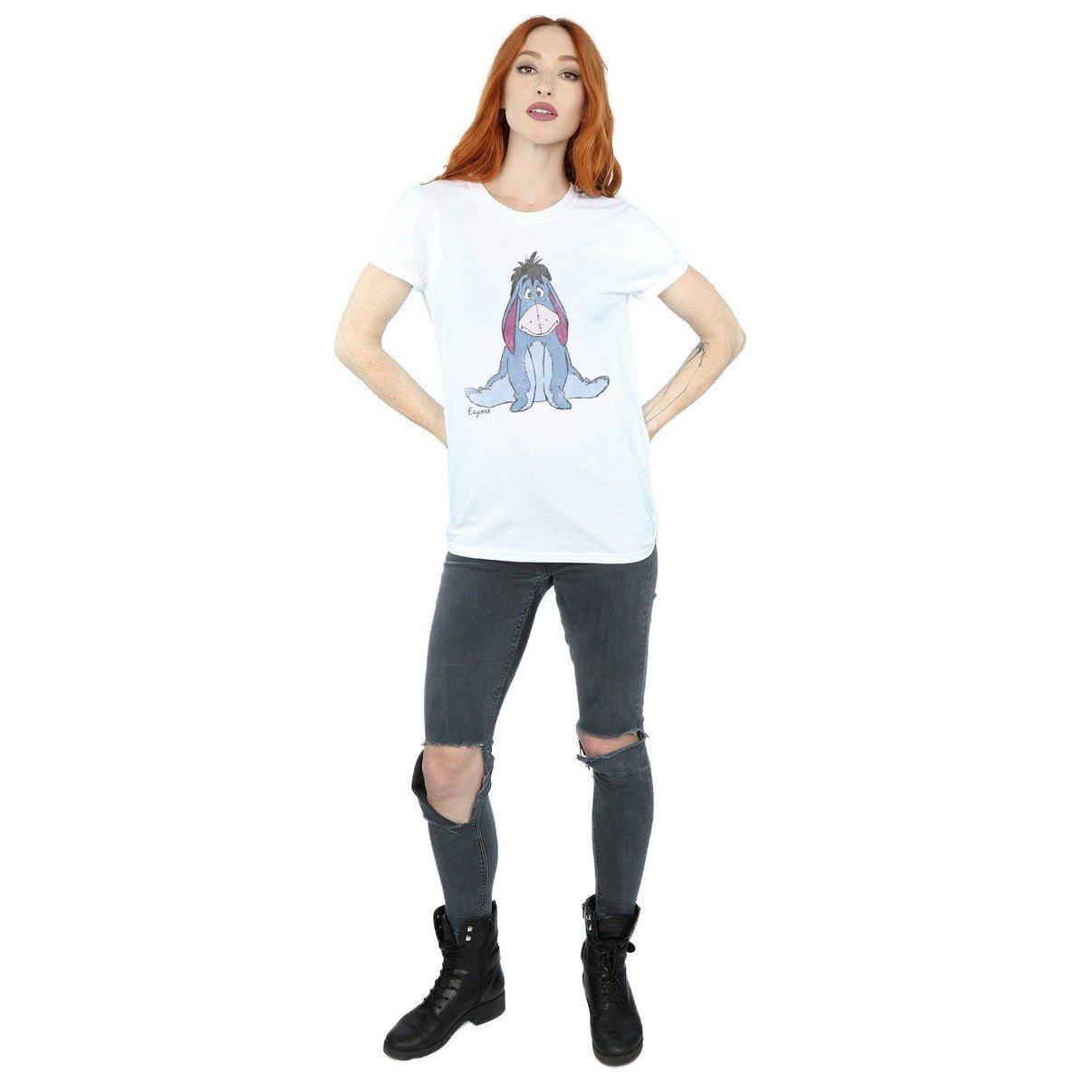 Winnie the Pooh Eeyore Grafik Print T-Shirt  