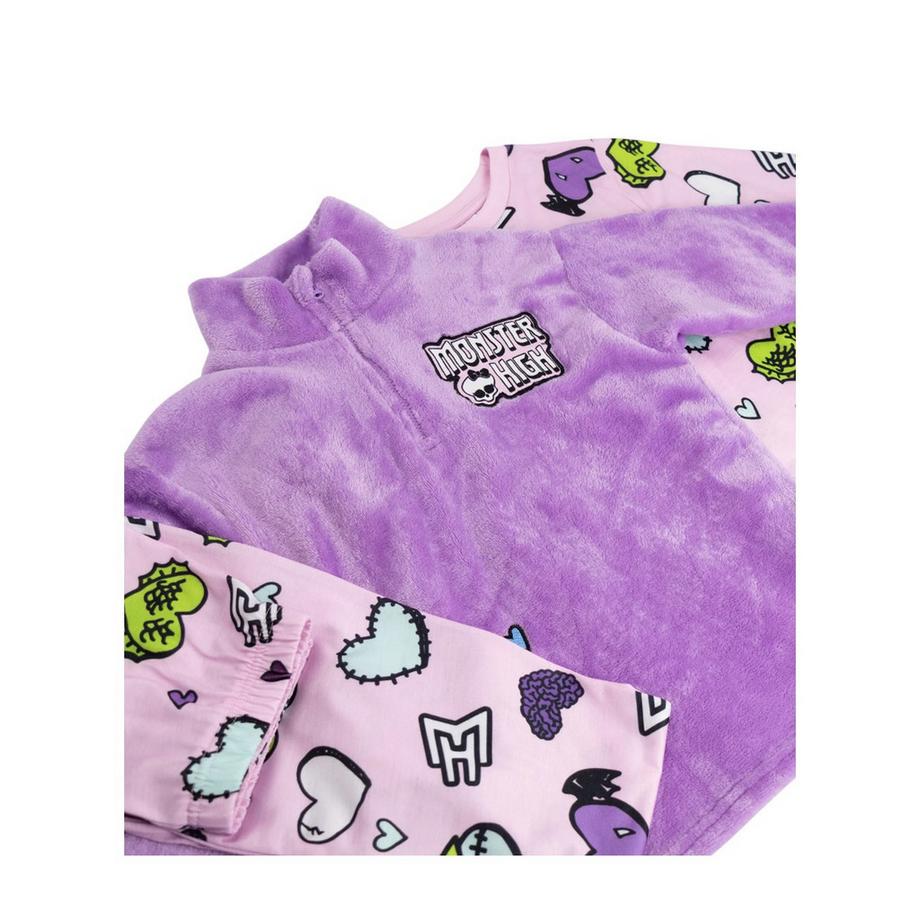 Monster High  Set Pigiama Lungo Manica Lunga Ragazze Misura  (Confezione da tre) 