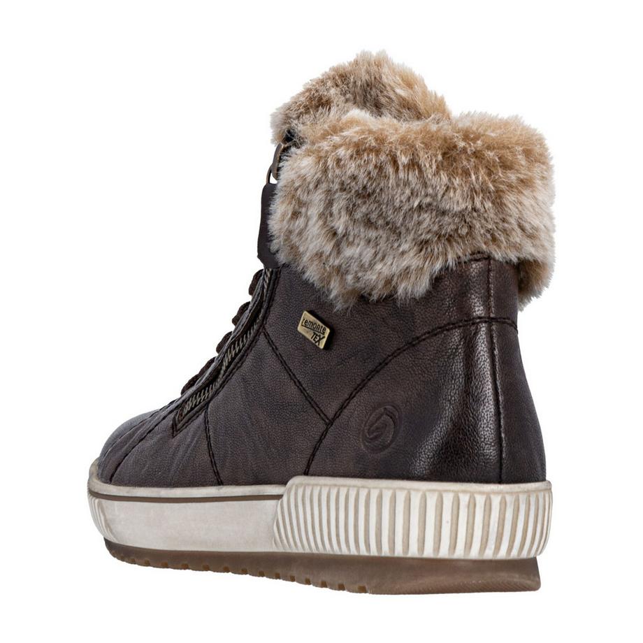 Remonte High Top Sneaker mit Kunstfellkragen und Seitlicher Reissverschluss  