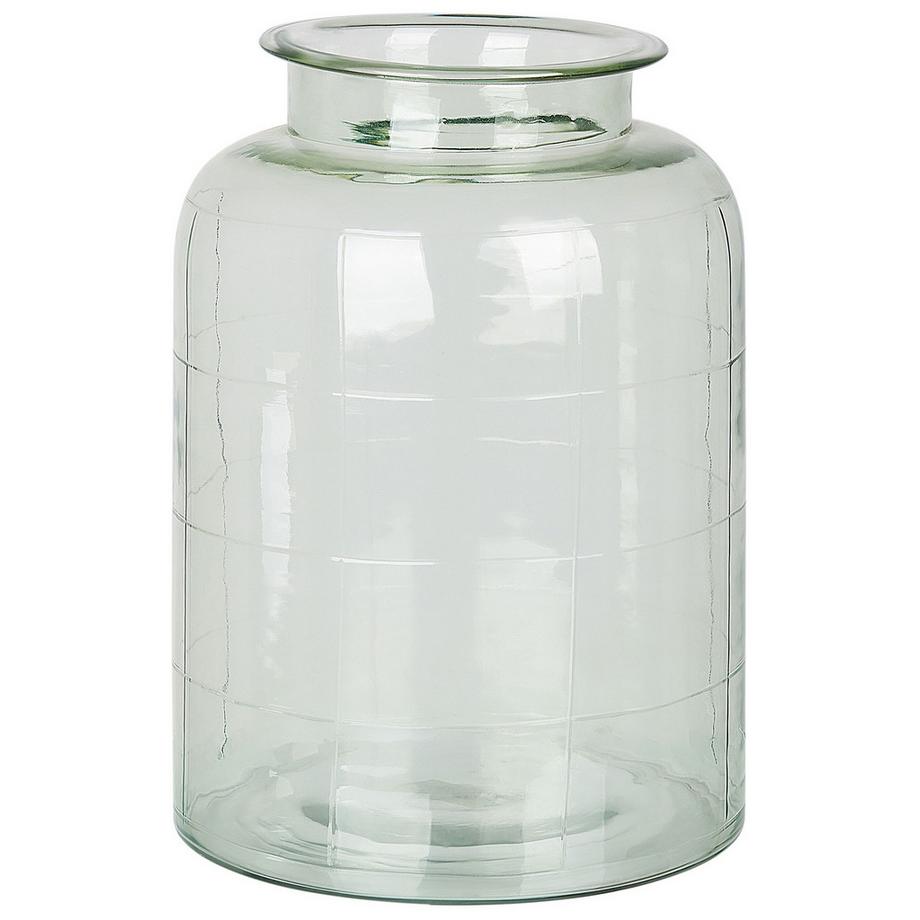 Beliani Vase à fleurs en Verre Boho VINDALOO  