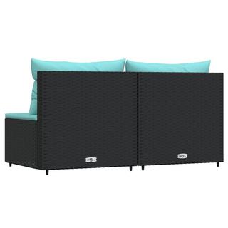 VidaXL Mittelsofa poly-rattan  