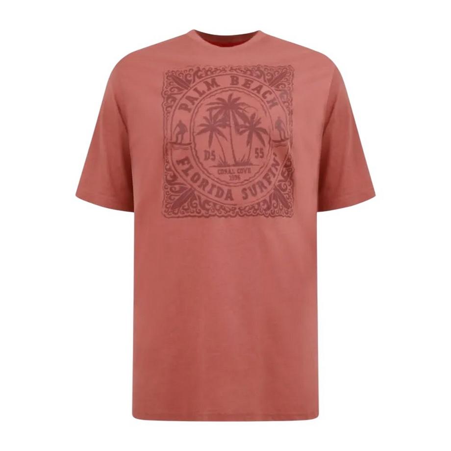 D555 T-ShirtManches Courtes Motiftyle Imprimé Titchmarsh Florida Surfin