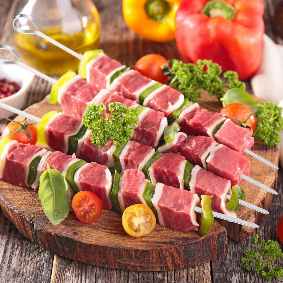 Northix  Edelstahl-Grillspieße im 20er-Set 