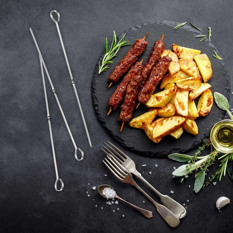 Northix  Edelstahl-Grillspieße im 20er-Set 
