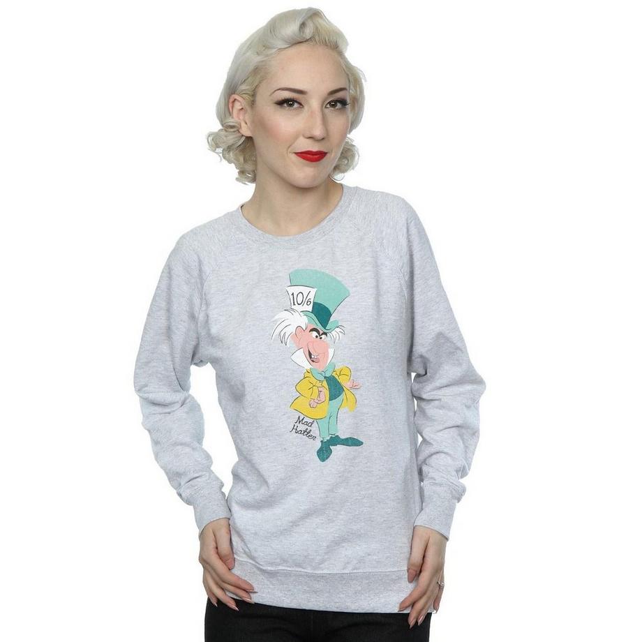 Disney Mad Hatter Felpa Girocollo Stampata  