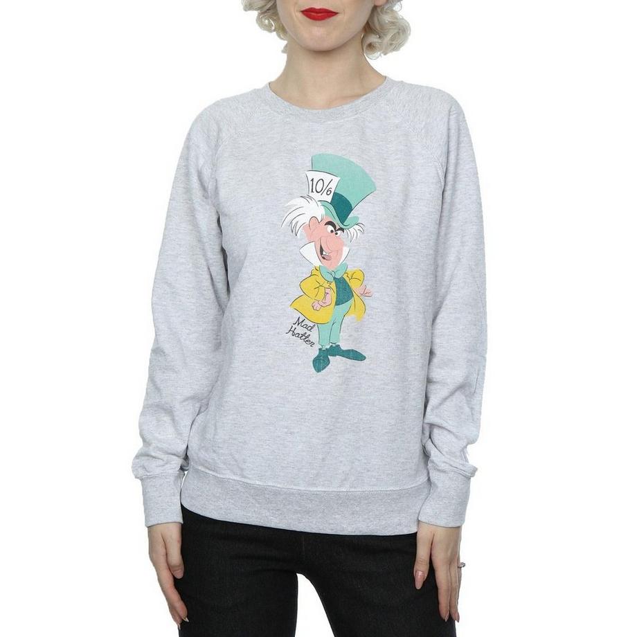 Disney Mad Hatter Felpa Girocollo Stampata  