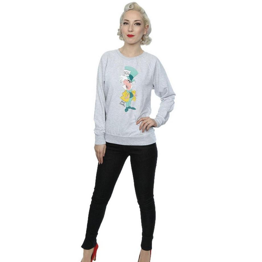 Disney Mad Hatter Felpa Girocollo Stampata  
