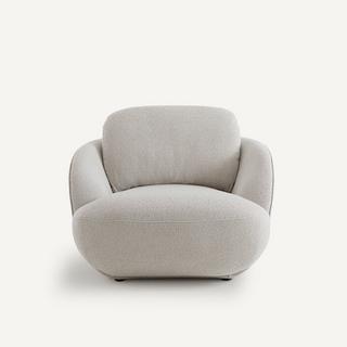 AM.PM Fauteuil boule tissu chiné  