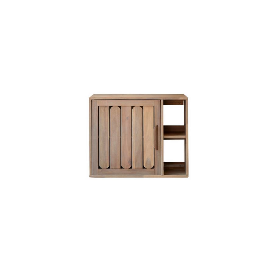 Badezimmermöbel aus Akazienholz Lila