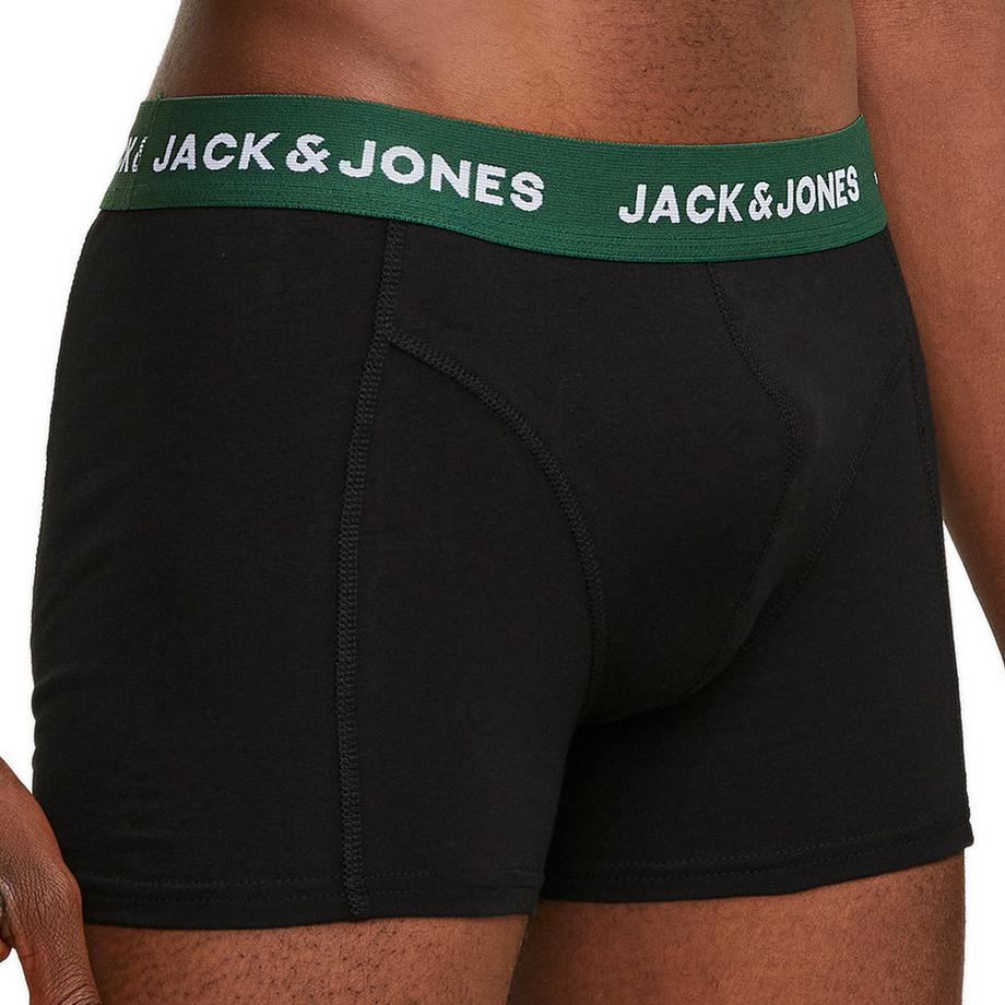 JACK & JONES Confezione da 10 boxer retro tinta unita  