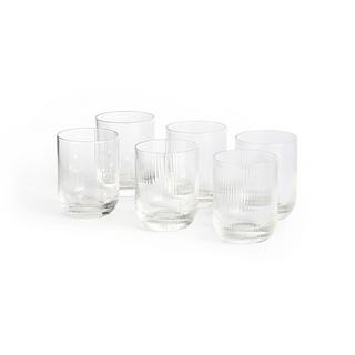 La Redoute Intérieurs  6er-Set Wassergläser Stria 