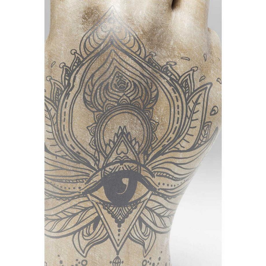 KARE Design Deko Hand Victory Tattoo Eye 36cm  