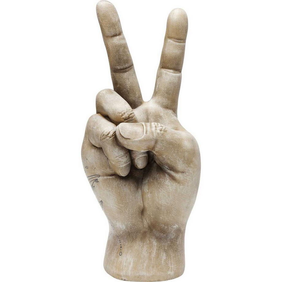 KARE Design Deko Hand Victory Tattoo Eye 36cm  