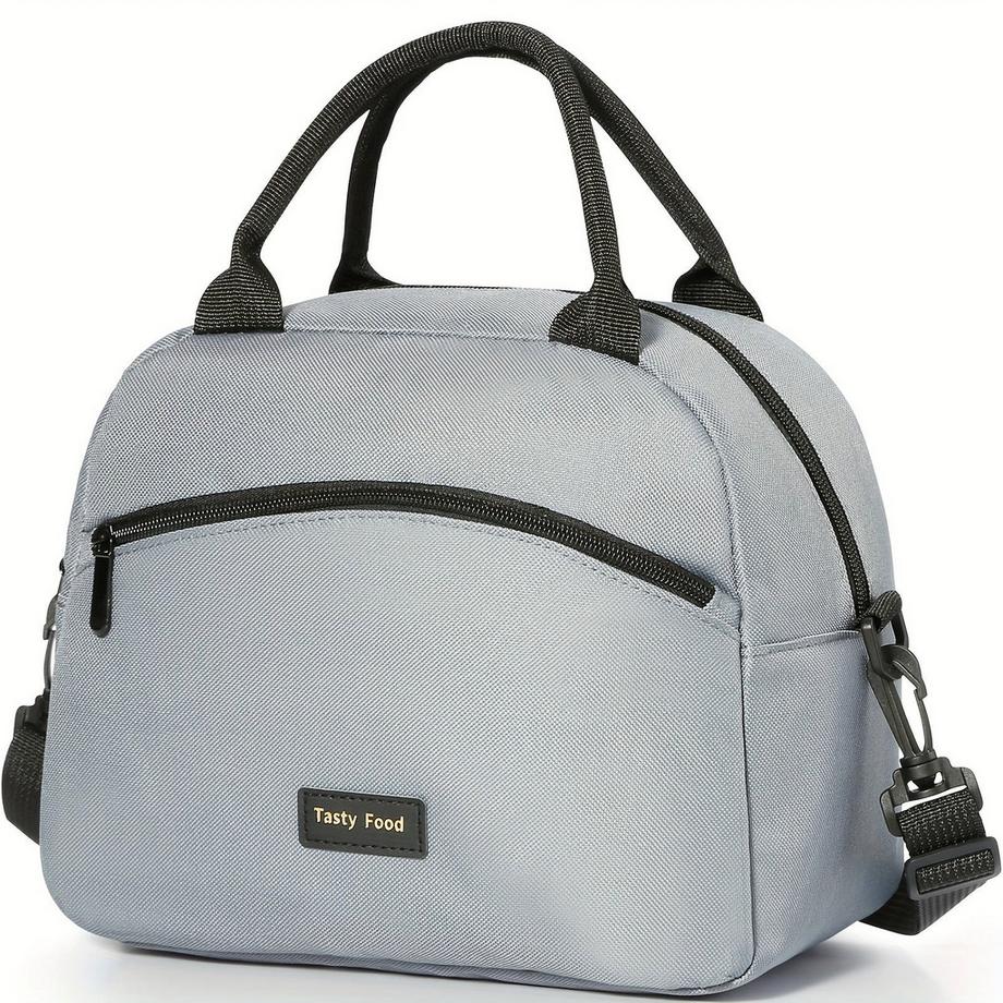 Only-bags.store  Isolierte Mittagessen Tasche, Mittagessen Kühltasche, isolierte Lunch-Box, tragbare wiederverwendbare Lunch-Tasche mit verstellbaren Trägern 