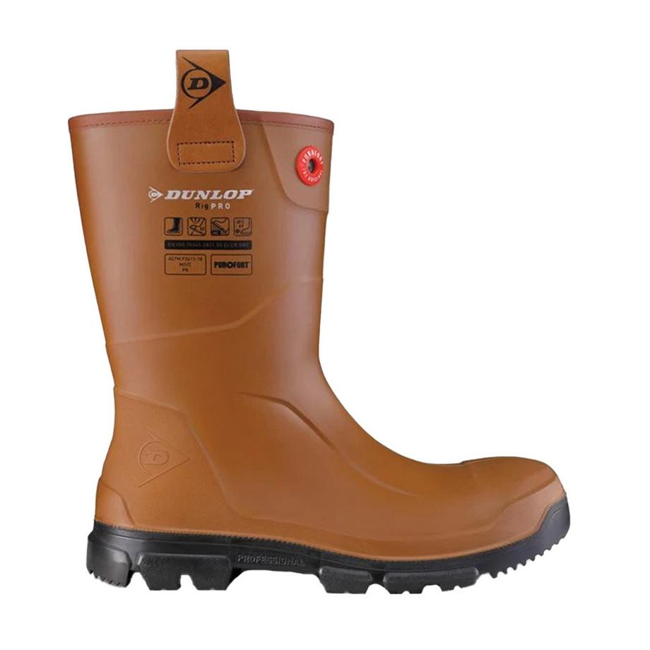 Dunlop Purofort Rigpro Bottes de sécurité à tige haute  