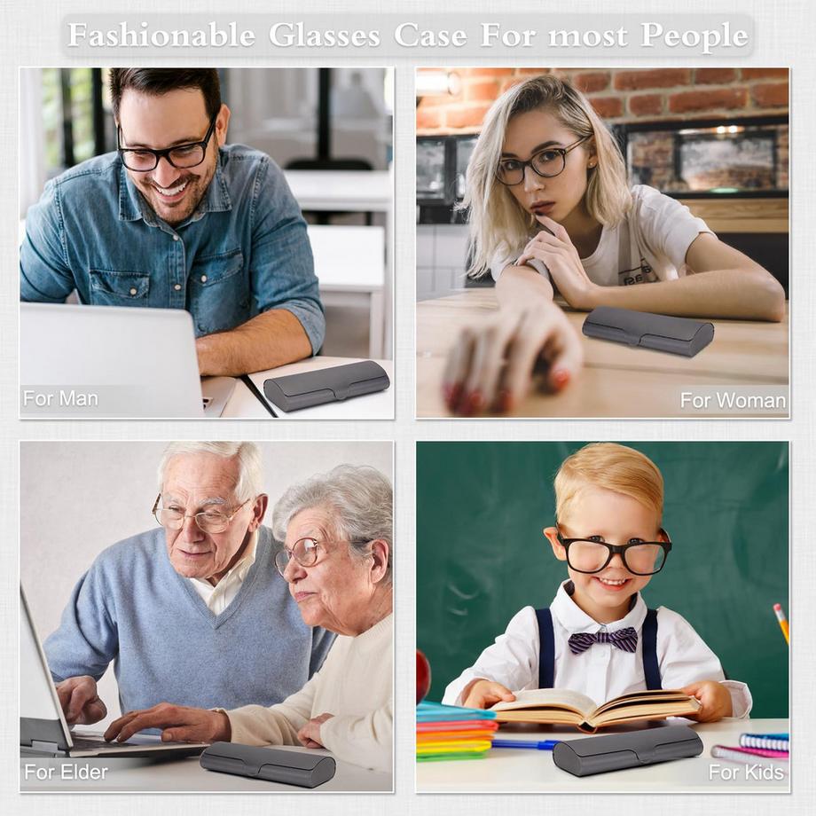 Only-bags.store Étui à Lunettes Rigide en Aluminium  