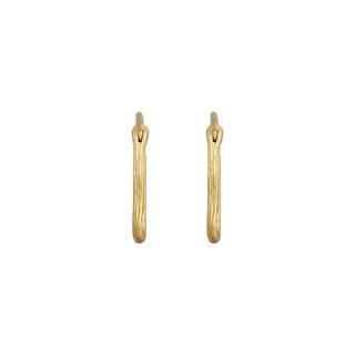 Elli  Boucles d'Oreilles Femmes Creoles Structuré Finition 