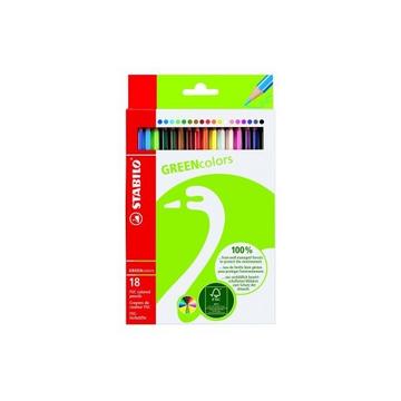 STABILO Farbstifte Greencolors 6019/2181 18 Farben