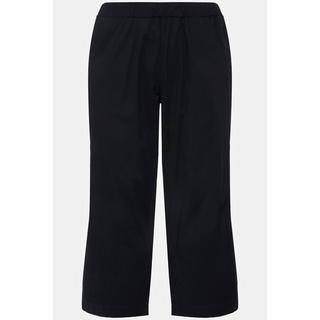 Ulla Popken  Pantalon 7/8 Ruby avec genoux préformés, jambes droites et taille élastique 