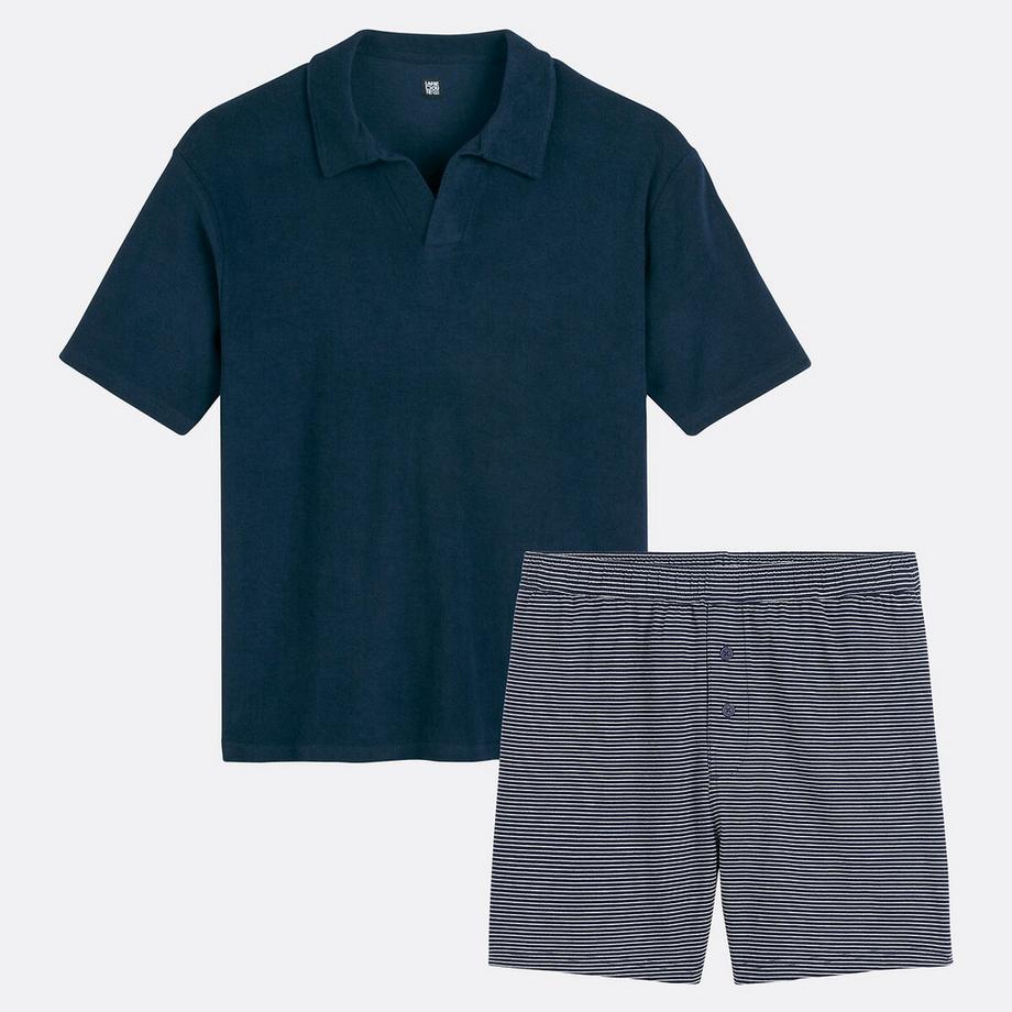 La Redoute Collections Kurzpyjama Polokragen  