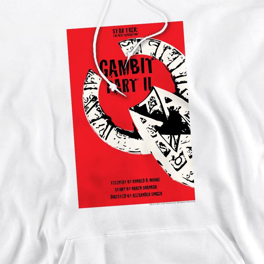 Star Trek The Next Generation Season 7 Episode 5 Felpa con Cappuccio  