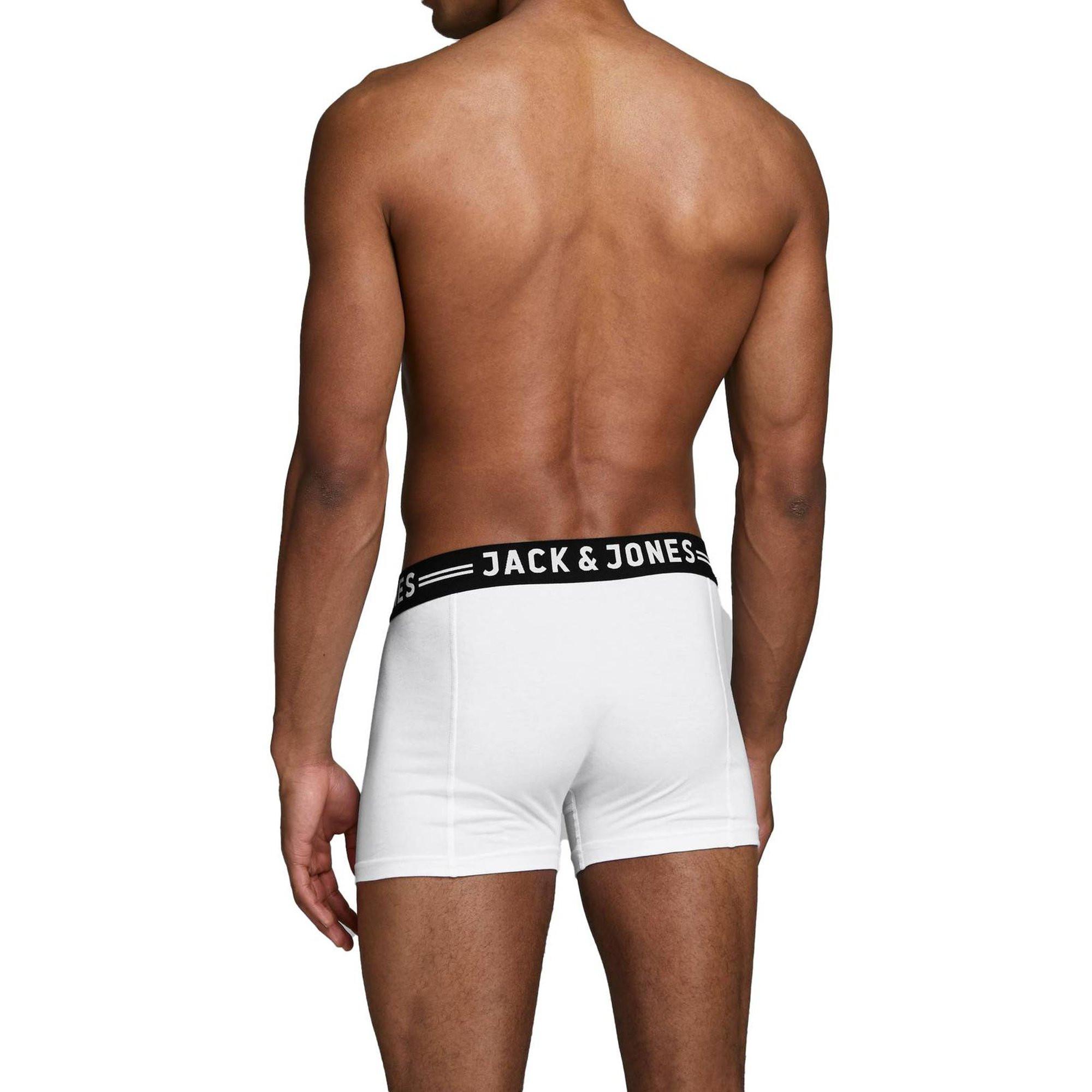 JACK & JONES  Boxer Uomini Confezione da 3 Stretch-SENSE TRUNKS 3 PACK 