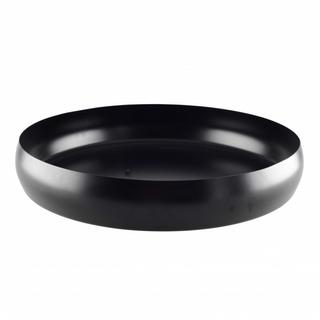 Aulica  SET DE 2 PLATEAUX RONDS NOIR MAT 26CM-36CM 