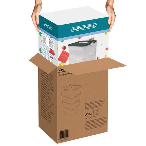 Northio Bausteinkasten - 3 Ebenen Kruzzel 25757  