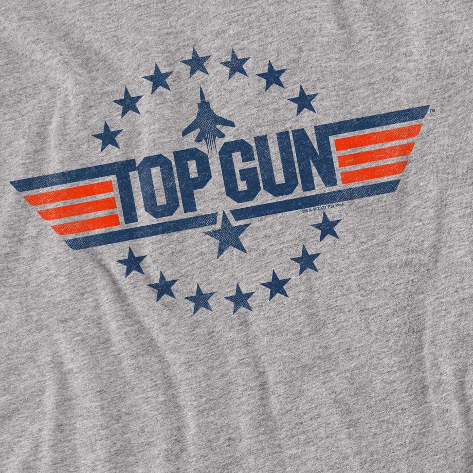 Top Gun Top Gun Bedrucktes Langarm T-Shirt  