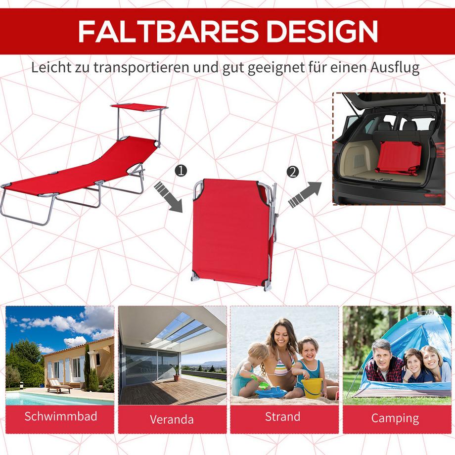 Outsunny Sonnenliege  