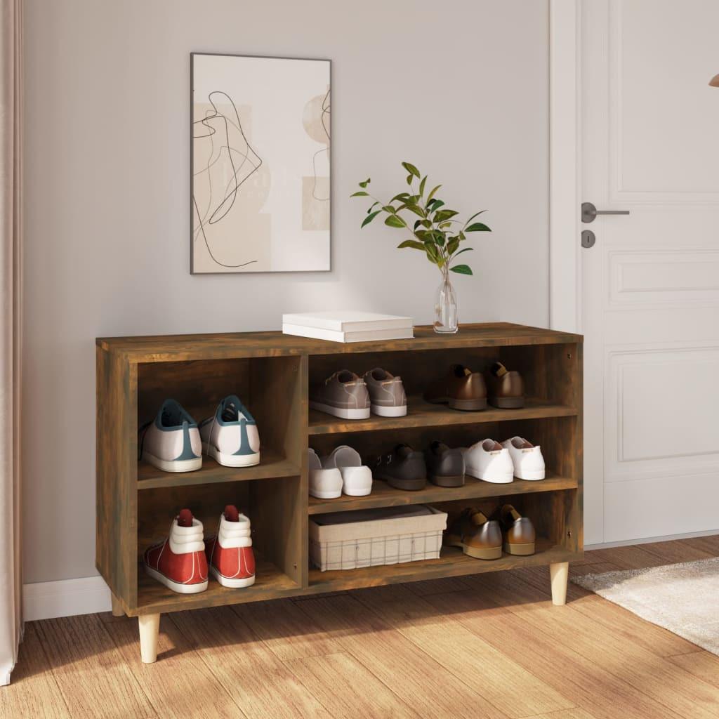 VidaXL Armoire à chaussures bois d'ingénierie  