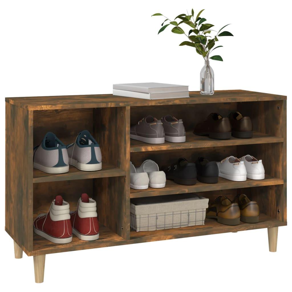 VidaXL Armoire à chaussures bois d'ingénierie  