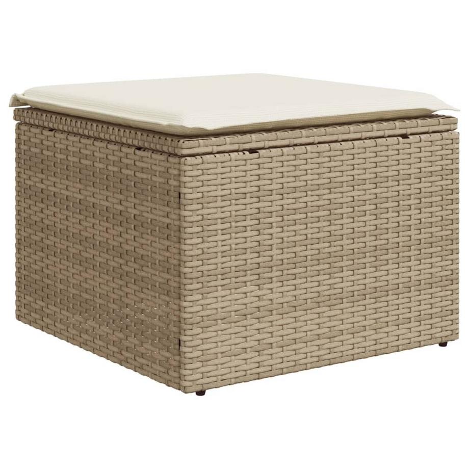 VidaXL Ensemble de canapés de jardin rotin synthétique  