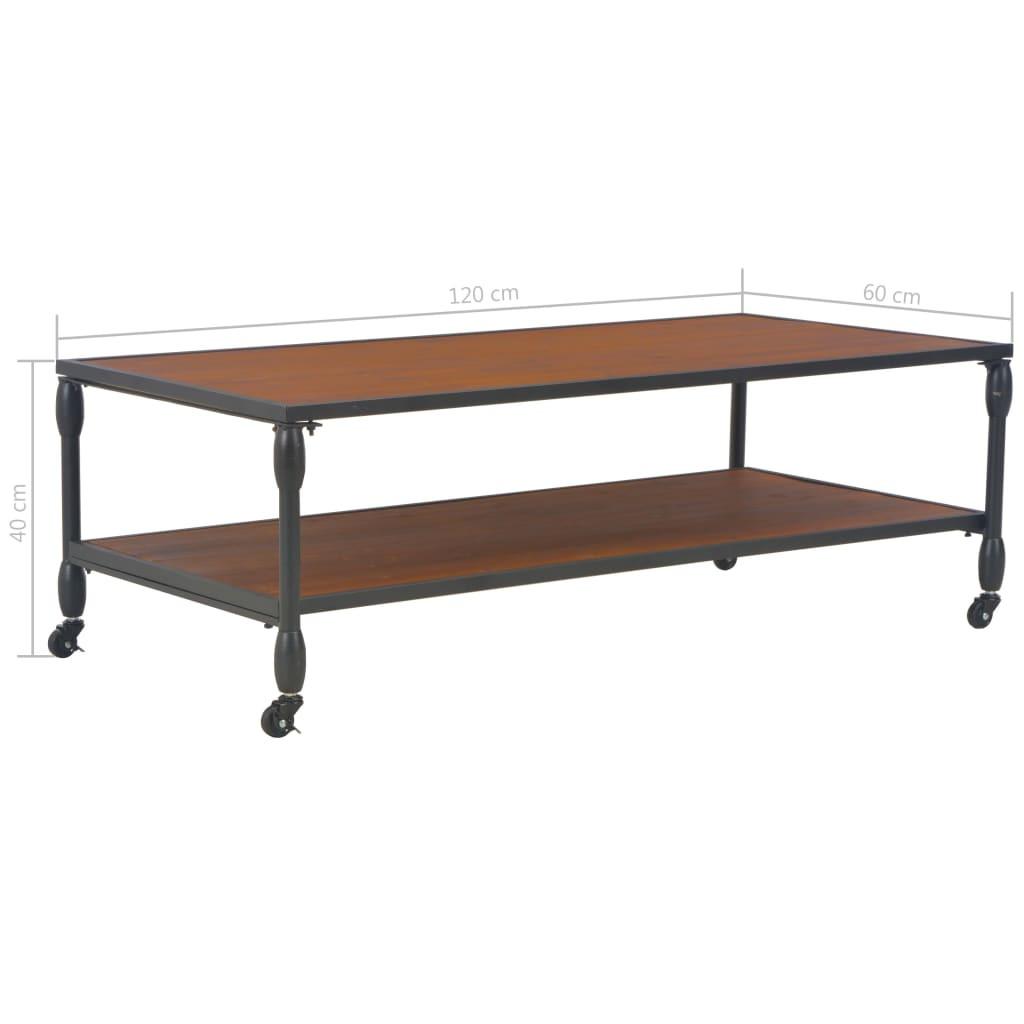 VidaXL Table basse bois  