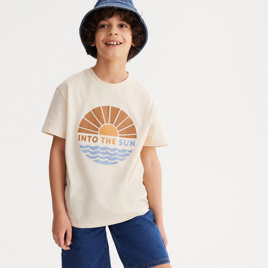 La Redoute Collections  T-shirt manches courtes imprimé 