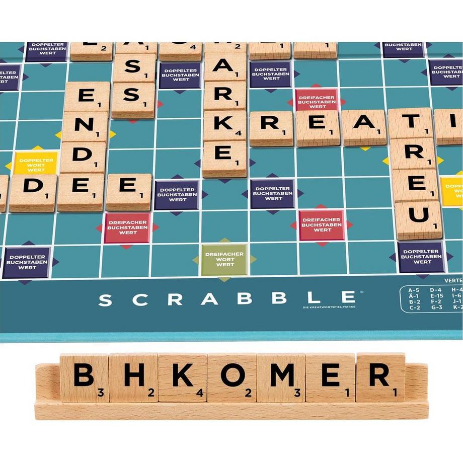 Mattel  Scrabble Original Holz 2 in 1 